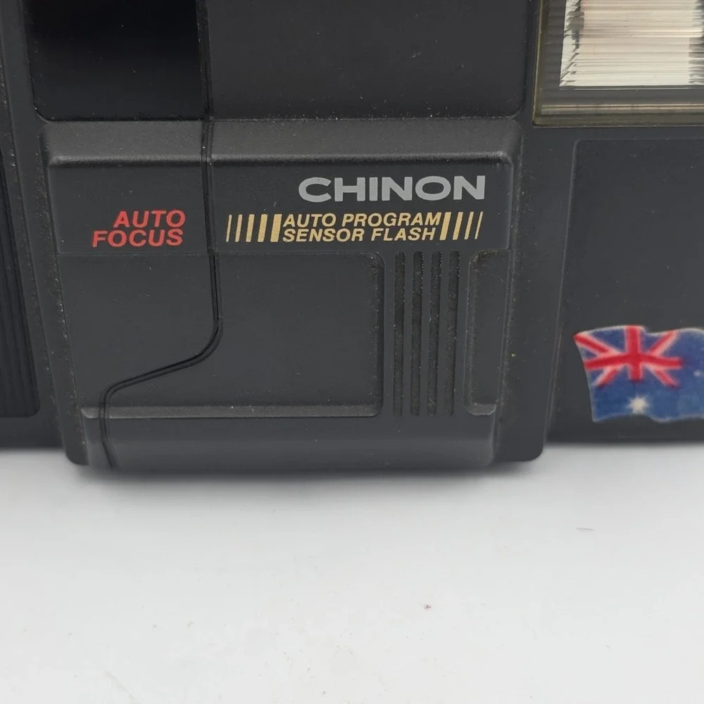 Chinon Auto 1001 DX 35mm Point & Shoot Film Camera Untested Parts Or Repair